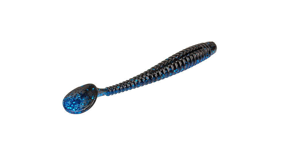 Strike King Rage Slim Swimmer Softbait, 8 pack, 4in, Blue Bug, 12-36106