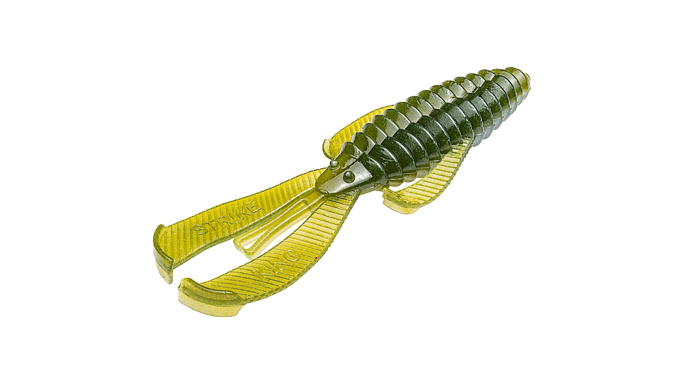 Strike King Rage Bug Fishing Lure, Soft Plastic Craw, Moon Juice, 4in, 7-Pack, RGBUG-850, RGBUG-850