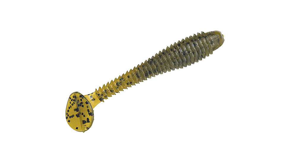 Strike King Rage Swimmer Fishing Lure, Soft Plastic Swimbait, Green Pumpkin, 2 3/4in, 9-Pack, RGSW234-46, RGSW234-46