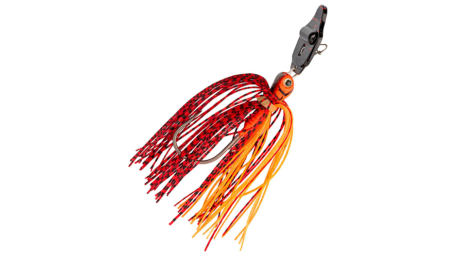 Strike King Rattling Thunder Cricket Bladed Jig, 1/2oz, 2.5in, Fire Craw 2.0, 12-36317