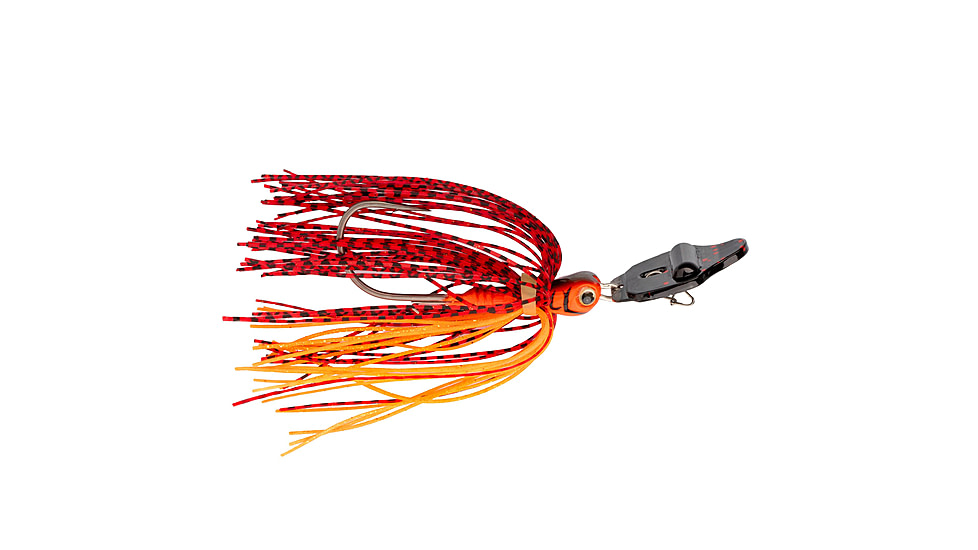Strike King Rattling Thunder Cricket Bladed Jig, 1/2oz, 2.5in, Fire Craw 2.0, 12-36317