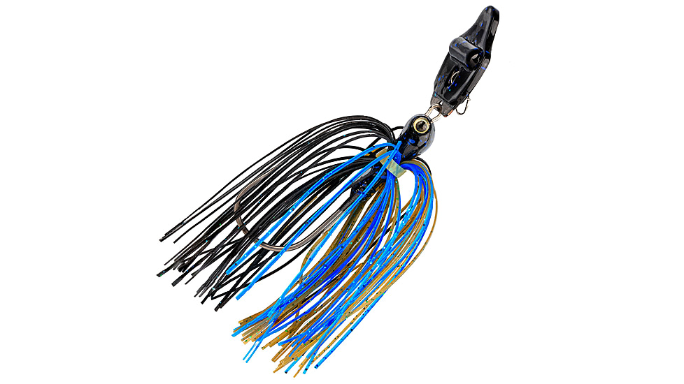 Strike King Rattling Thunder Cricket Bladed Jig, 3/8oz, 2.5in, Bruiser, 12-36312