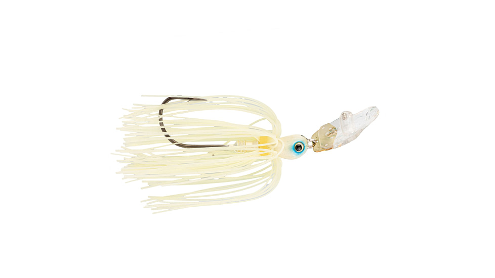 Strike King Rattling Thunder Cricket Bladed Jig, 3/8oz, 2.5in, Pro Bone, 12-36309