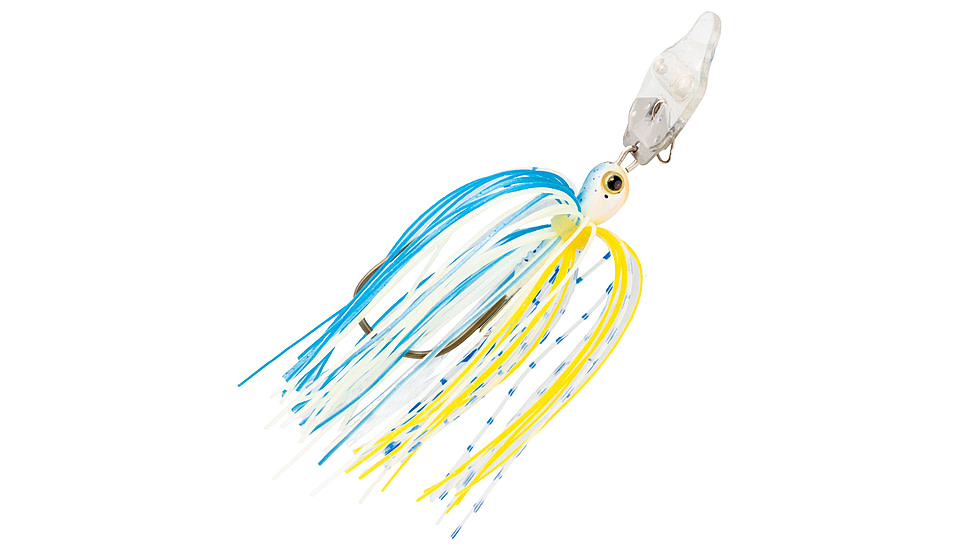 Strike King Rattling Thunder Cricket Bladed Jig, 3/8oz, 2.5in, Sexy Shad 2.0, 12-36311