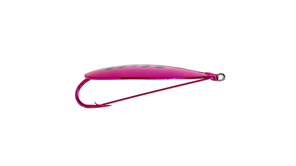 Strike King Saltwater Weedless Spoon, Purple Chrome, 3in, SWLS-441