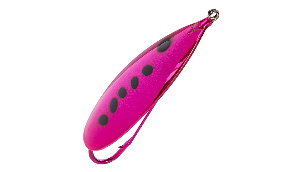 Strike King Saltwater Weedless Spoon, Purple Chrome, 3in, SWLS-441