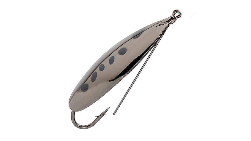 Strike King Saltwater Weedless Spoon, Smokey Pogy, 3in, SWLS-842