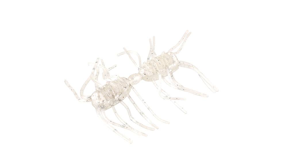 Strike King Sexy Bug Softbait, 6 pack, 2in, Pearl Flash, 12-36352