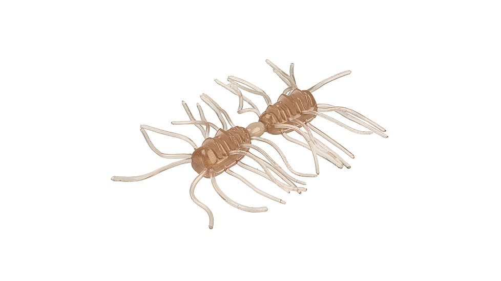 Strike King Sexy Bug Softbait, 6 pack, 3in, Clear Pumpkin, 12-36371