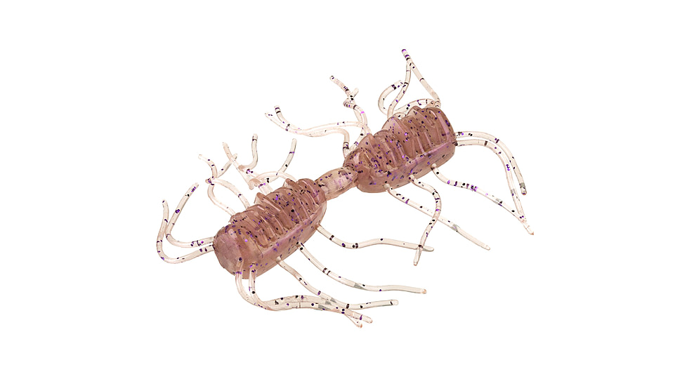 Strike King Sexy Bug Softbait, 6 pack, 3in, Grape Flash, 12-36370