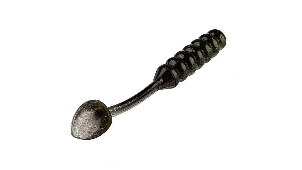 Strike King Slabalicious XL Softbait, 10 pack, 2.5in, Ditch Pickle, 12-36436