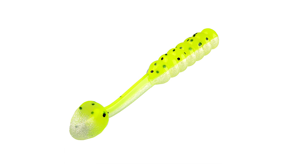 Strike King Slabalicious XL Softbait, 10 pack, 2.5in, Pepper Shad, 12-36439