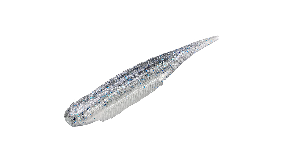 Strike King Spotlight Shim-E Minnow Softbait, 6 pack, 3in, Smokey Shad, 12-36017