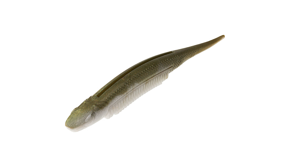 Strike King Spotlight Shim-E Minnow Softbait, 6 pack, 5in, Slick, 12-36038