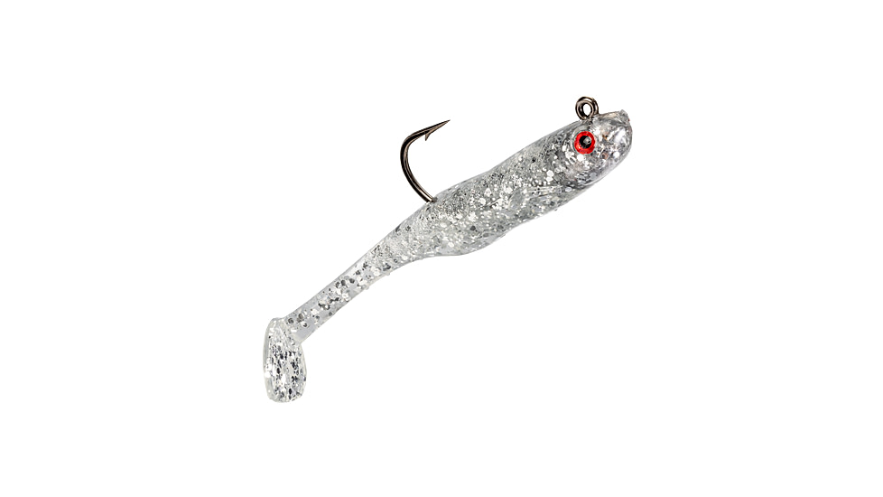 Strike King Strike King Homing Minnow 1/4oz Swimbait, Carolina Chrome, 3in, SKHM3-475
