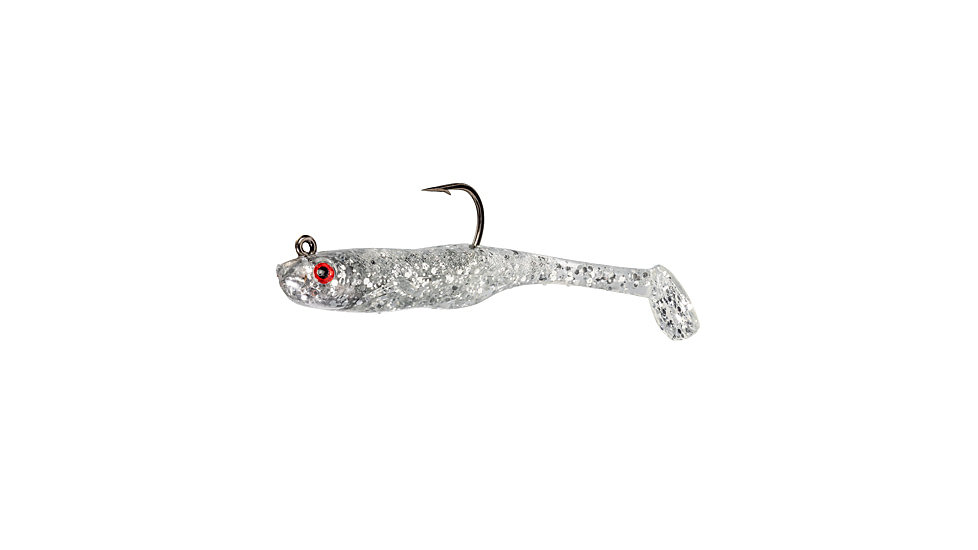 Strike King Strike King Homing Minnow 1/8oz Swimbait, Carolina Chrome, 3in, SKHM318-475