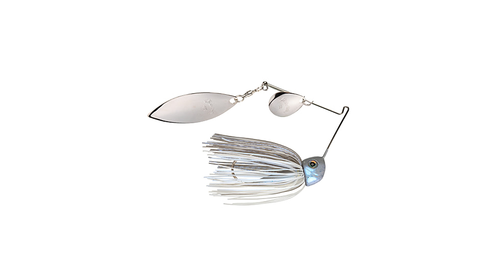 Strike King Tour Grade Heavy Cover Spinnerbait, Blue Glimmer with Black Flake, 3/4oz, TGHCSB34CW-45