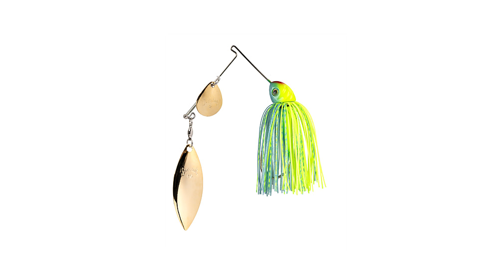 Strike King Tour Grade Heavy Cover Spinnerbait, Chartreuse / Powder with Blue Back, 1/2oz, TGHCSB12CW-561