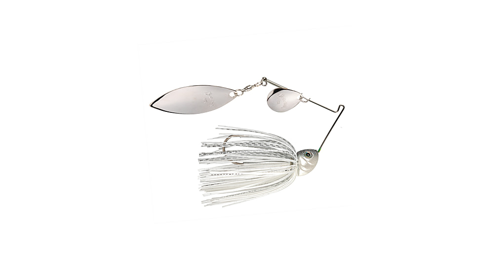Strike King Tour Grade Heavy Cover Spinnerbait, White Chrome, 1/2oz, TGHCSB12CW-404