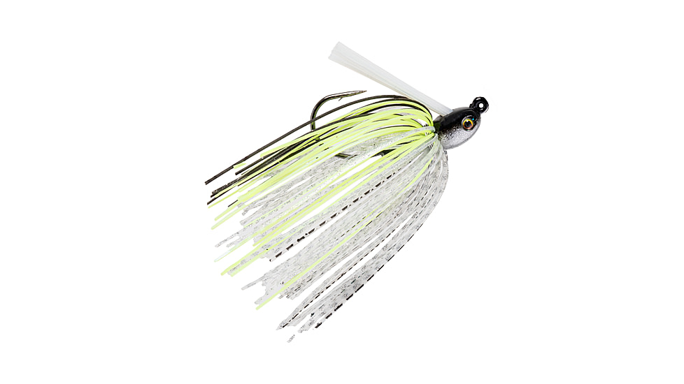 Strike King Tour Grade Tungsten Compact Swim Jig, Chartreuse Shad, 1/2oz, TGTSJ12-598