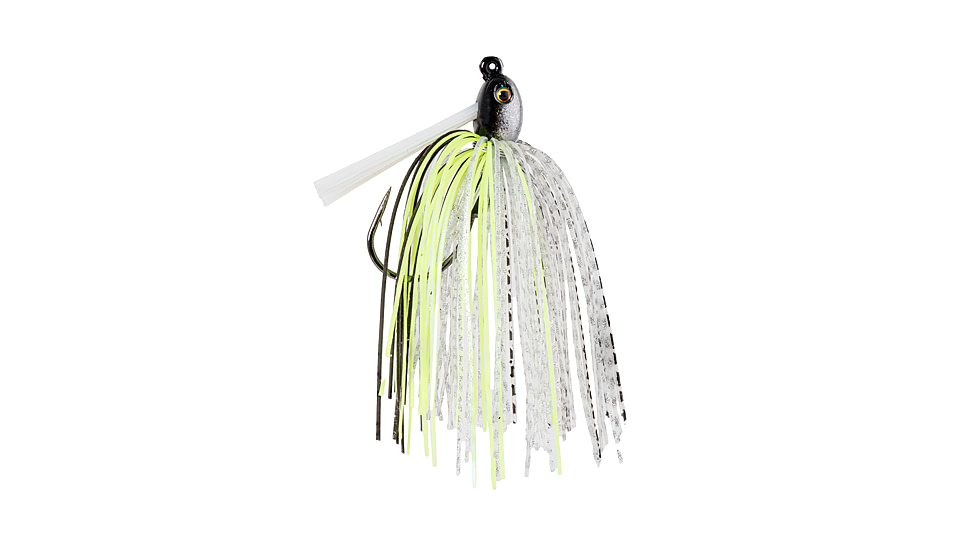 Strike King Tour Grade Tungsten Compact Swim Jig, Chartreuse Shad, 1/2oz, TGTSJ12-598