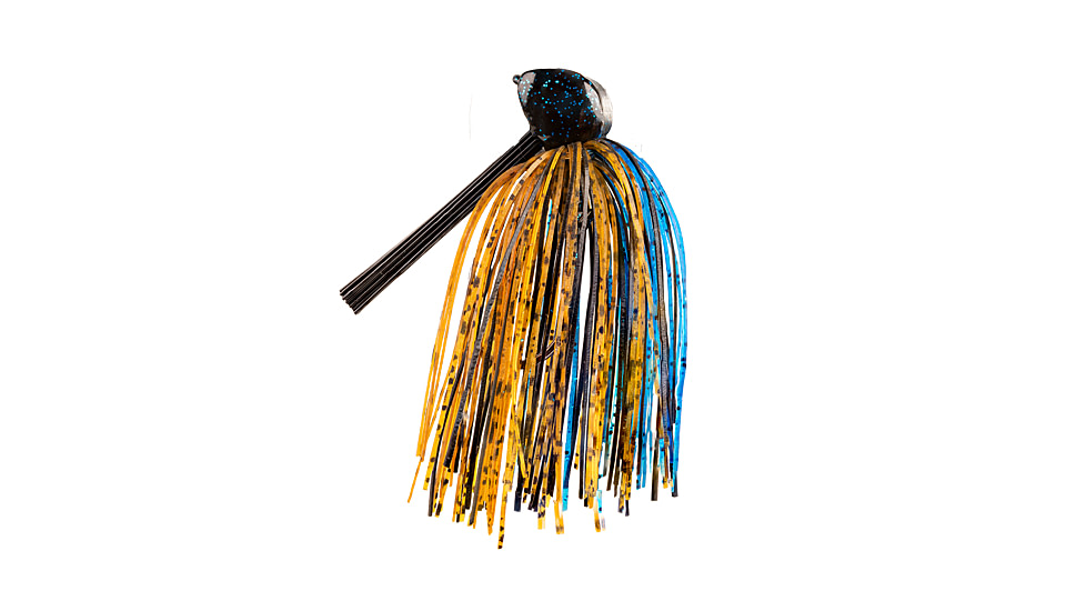 Strike King Tour Grade Tungsten Flipping Jig, Blue Oyster, 3/8oz, TGTCFJ38-496
