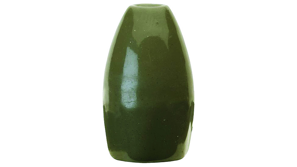 Strike King Tour Grade Tungsten Bullet Weight, Tungsten Terminal Fishing Tackle, Green Pumpkin, 1/8oz, 4-Pack, TGTW18-46, TGTW18-46