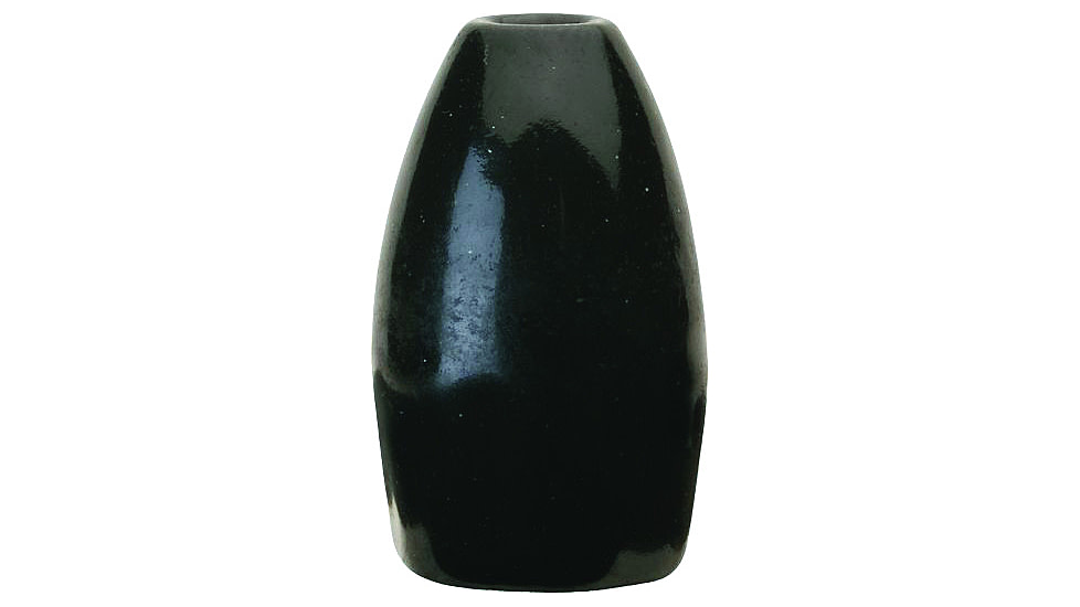 Strike King Tour Grade Tungsten Bullet Weight, Tungsten Terminal Fishing Tackle, Black, 1/8oz, 4-Pack, TGTW18-10, TGTW18-10