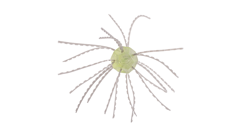 Strike King Tumbleweed Salted Softbait, 4 pack, 3in, Lemon Drop, 12-36264