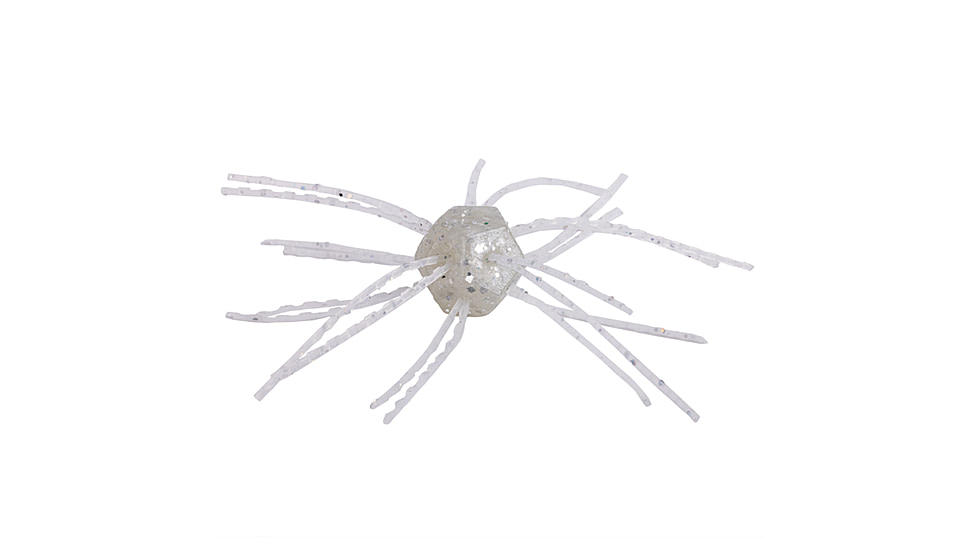 Strike King Tumbleweed Salted Softbait, 4 pack, 3in, Pearl Flash, 12-36255