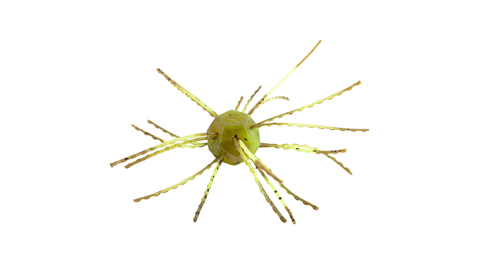 Strike King Tumbleweed Salted Softbait, 4 pack, 3in, Summer Craw, 12-36256