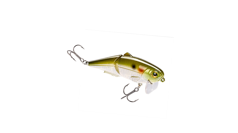 Strike King Wake Shad Topwater Baits, Ghost Herring, 1oz, HCWS2-864