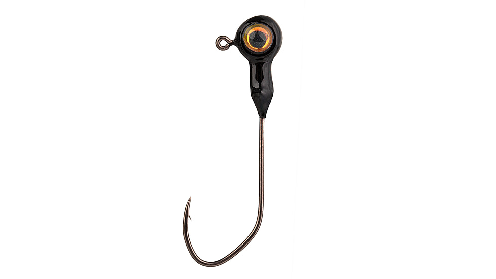 Strike King XL Stiletto Head Jig, 1/16oz, 1.5in, Black, 12-36442