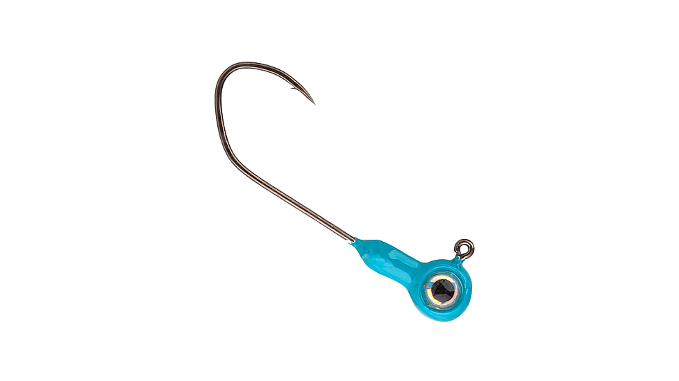 Strike King XL Stiletto Head Jig, 1/16oz, 1.5in, Cyan, 12-36444