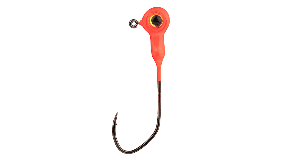 Strike King XL Stiletto Head Jig, 1/16oz, 1.5in, Flo Red, 12-19103