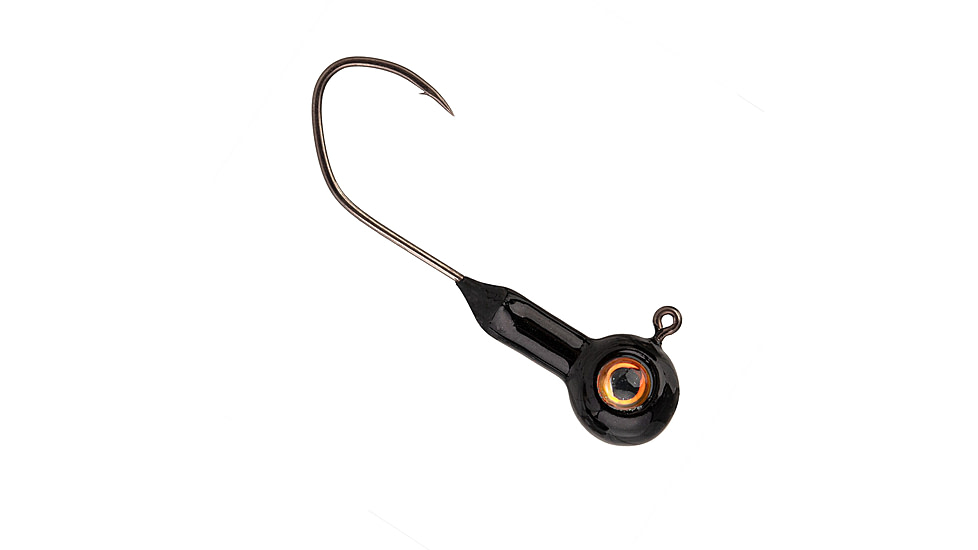 Strike King XL Stiletto Head Jig, 1/8oz, 1.5in, Black, 12-36445