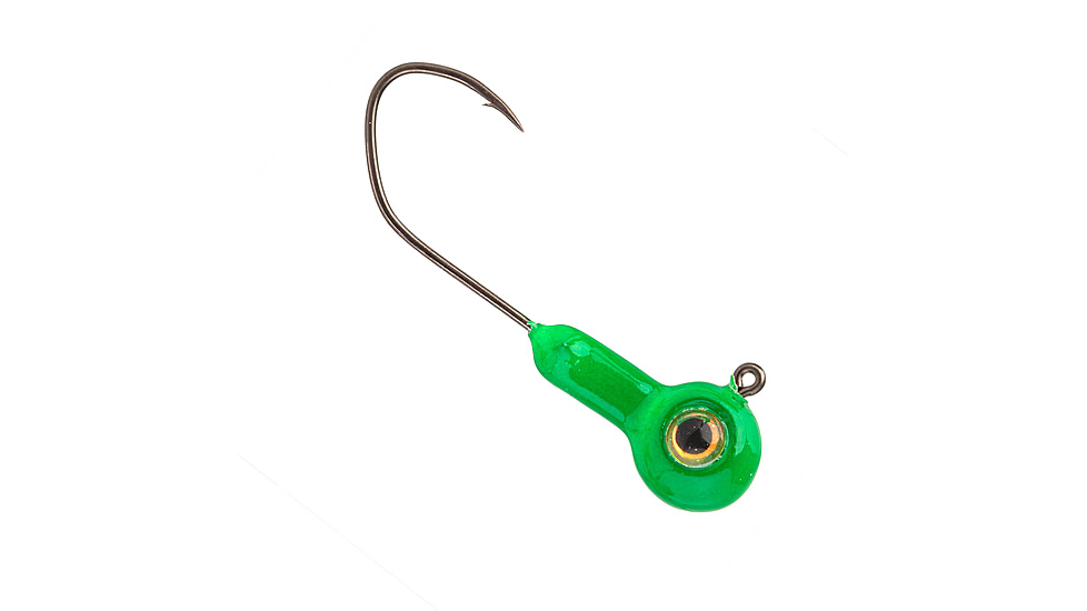 Strike King XL Stiletto Head Jig, 1/8oz, 1.5in, Limetreuse, 12-19116