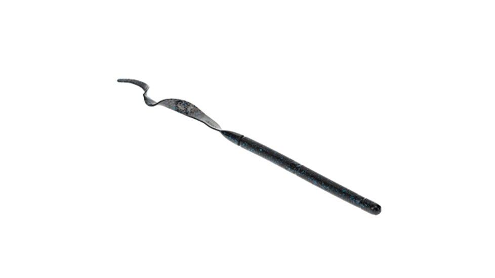 Strike King Zeus Worm 12in, Black and Blue, 12in, PPPW12-2