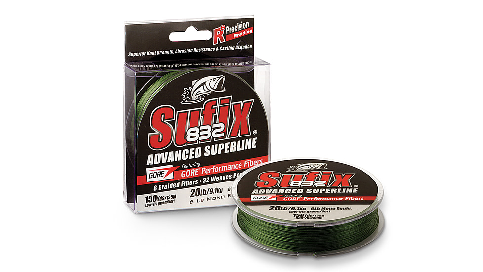 Sufix 832 Advanced Superline Camo 150 yds. - 30 lb. Test 078308