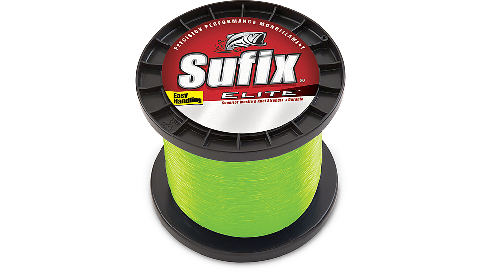 Sufix Elite 20lb Line, Hi-Vis Yellow, 3000 Yds, 661-320Y