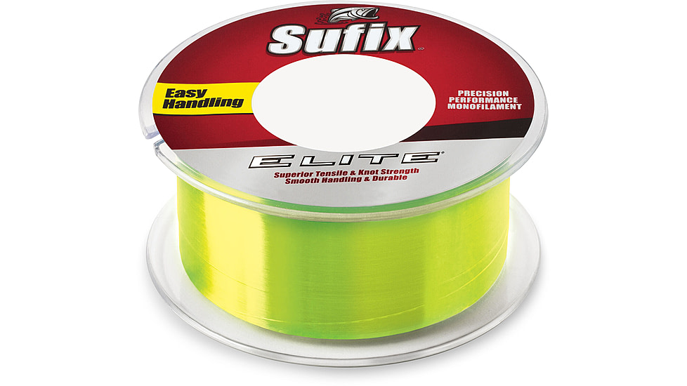 Sufix Elite 20lb Line, Hi-Vis Yellow, 330 Yds, 661-120Y