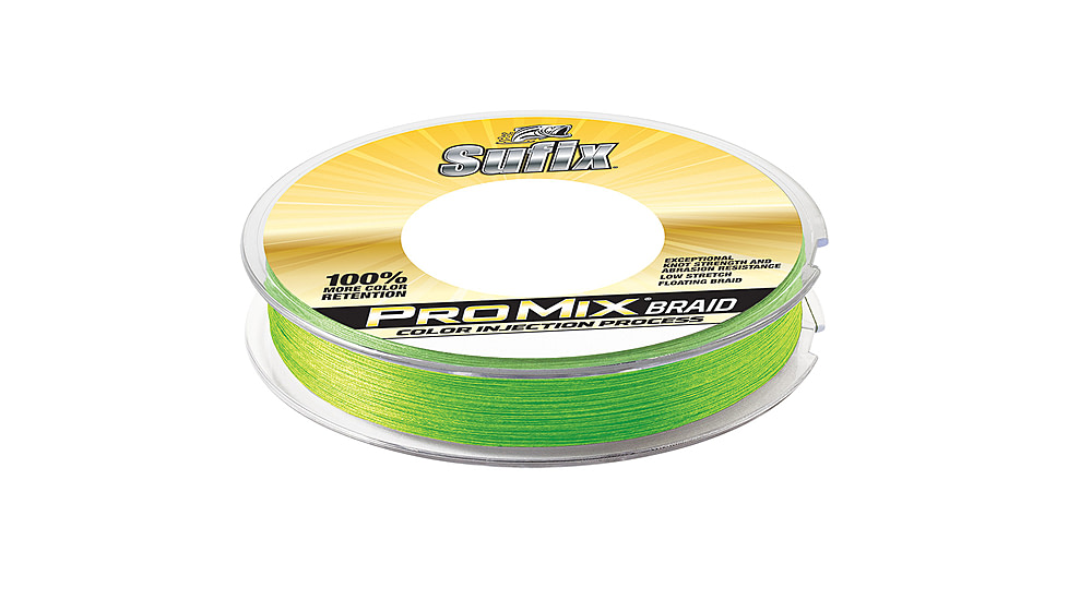 Sufix ProMix Braid - 50lb - Neon Lime - 300 yds, 630-150L