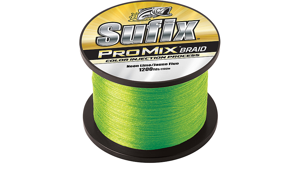 Sufix ProMix Braid - 65lb - Neon Lime - 1200 yds, 630-365L