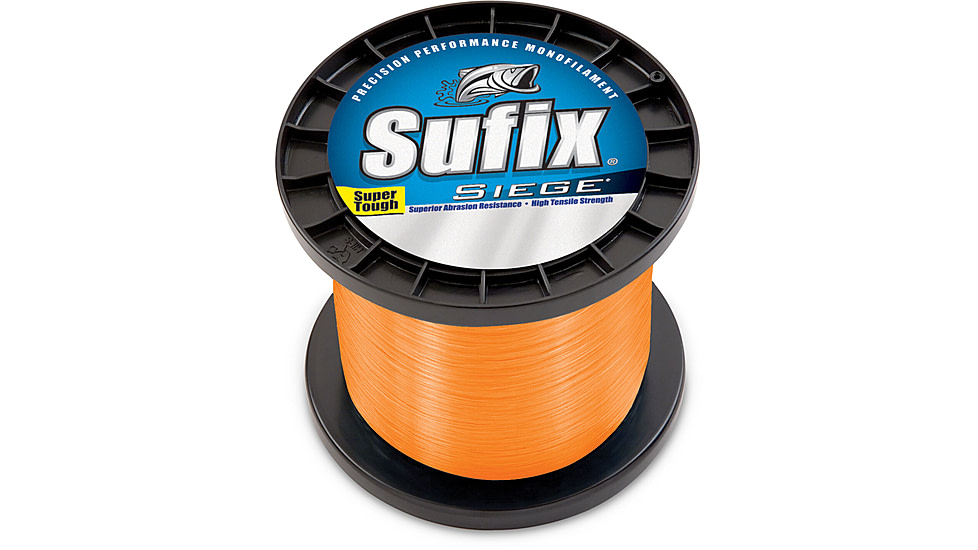 Sufix Siege 14lb Line, Neon Tangerine, 3000 Yds, 662-314NT