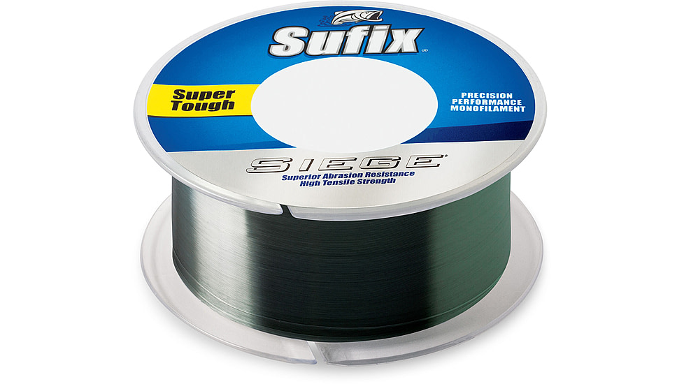 Sufix Siege 14lb Line, Smoke Green, 330 Yds, 662-114G