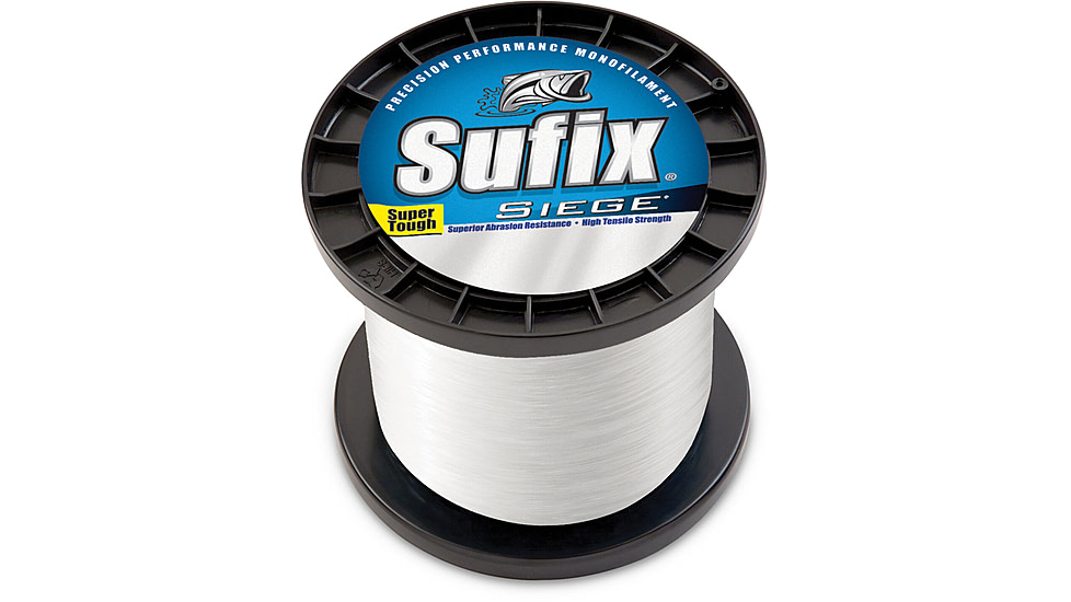 Sufix Siege 4lb Line, Clear, 3000 Yds, 662-304