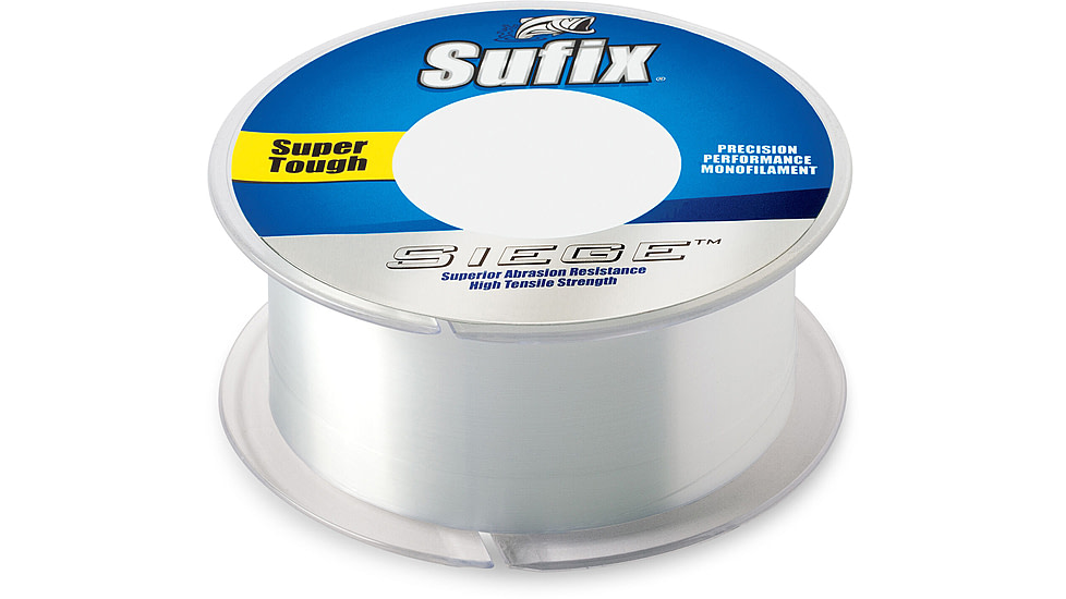 Sufix Siege 4lb Line, Clear, 330 Yds, 662-104