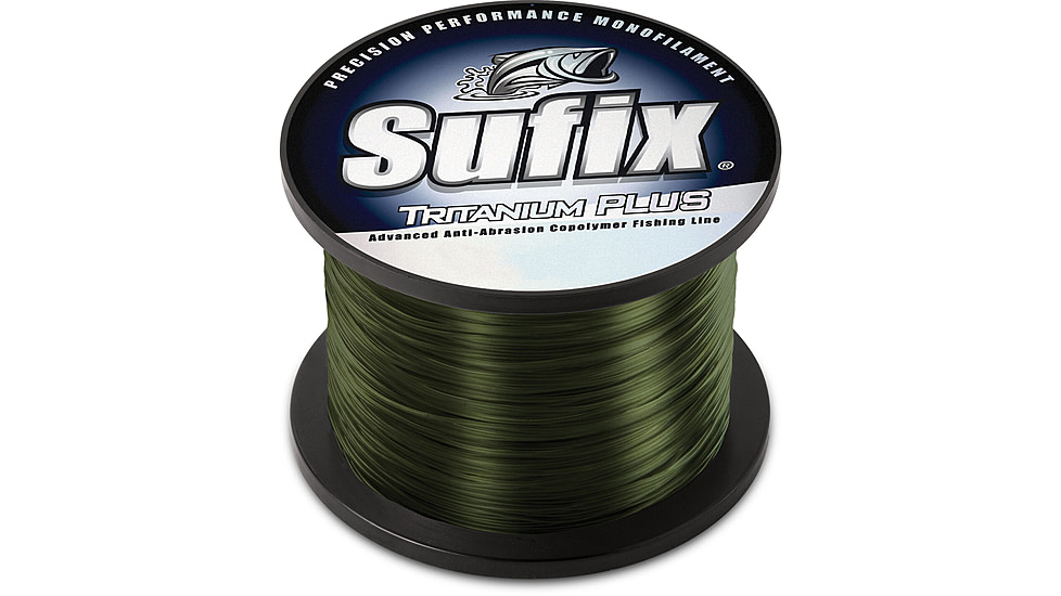Sufix Tritanium Plus 30lb Line, Dark Green, 450 Yds, 696-130G