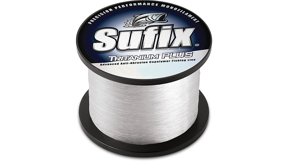 Sufix Tritanium Plus 50lb Line, Clear, 315 Yds, 696-150