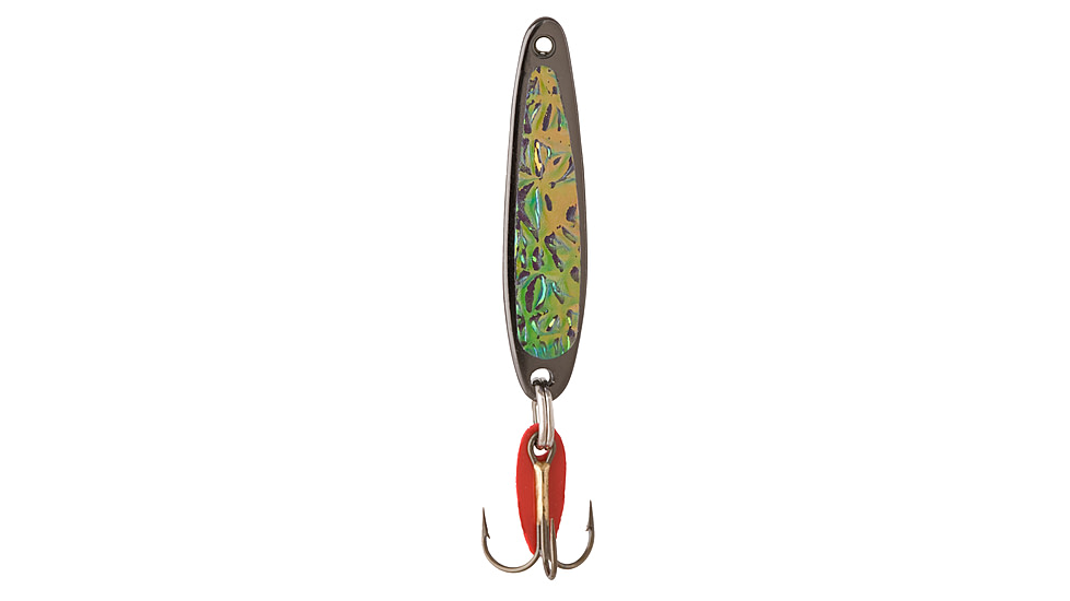 Swedish Pimple Jigging Lure, 1/3 oz, 1-7/8 in, Black Ice, 5BLACKICE